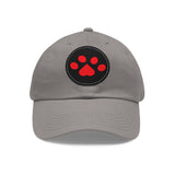 Hat with Paw Print Leather Patch - Pet Lovers