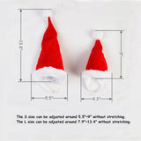 Adjustable 3D Christmas Santa Hat for Dogs Cats (Large)