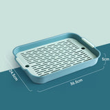Gigicloud Rabbit Litter Box with Grate, 14.5 x 9.5 Inch Guinea Pig Litter Pan Anti-turnover Pet Toilet Potty Trainer Corner Guinea Pig Training Pan Cage with Toilet Tray For Rabbit Chinchilla Guinea
