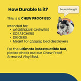 K9 Ballistics Chew Proof Elevated Cot Bed, XL, Sandstone Tan Ripstop