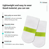 Mochalight 20Pcs Pet Dog Disposable Booties,Waterproof Dirt-Proof Outdoor Puppy Shoes Paw Protection with Adjustable Straps for Small and Medium Dogs M Size