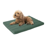 BALANCE Dog Crate Bed, Orthopedic Dog Bed Pad with Waterproof Liner, Washable Crate Foam Pet Mat for Large, Medium, Puppy Dogs Breeds, Mint Leaf, 30"x19"x1.6"