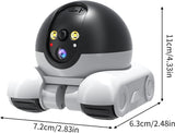 Patrol Buddy Robot Camera, Pet Cameras Indoor with Phone App, Indoor Movable Security Cameras with 2-Way Talk, Night Vision, for Cats/Dogs/Elderly (Camera+64g)