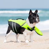 Mklhgty Dog Life Jacket, Reflective Dog Life Vest with Removable Neck Float & High Buoyancy for Swimming and Boating, Ripstop Pet Safety Swimsuit Rescue Handle for Small Medium Large Dogs
