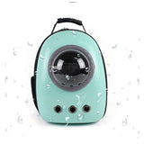 MYKOMI Pet Travel Carrier, Cat Dog Dome Space Capsule Bubble Backpack, Portable Waterproof Breathable Knapsack for Hiking, Traveling (Green 1)