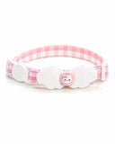 GoldTiger Angel Wing Cat Collar, Breakaway Adjustable 9.8-11.8 Inch Canvas Collar, Lightweight 0.26 oz Cute Cat Collar with Cat Charm for Cats, Kittens, and Small Pets (Red)