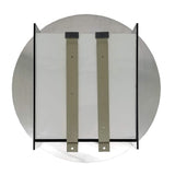 Aussie Aquariums AA-Porthole-BSILVER 2.0 Wall Mounted Aquarium Brushed Silver