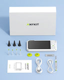 Anykit Digital Otoscope with Gyroscope, 4 Inches Screen, 3.9mm Ear Scope Camera with 6 Lights, Ear Wax Removal Tool, 32GB Card, Supports Photo Snap and Video Recording