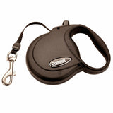 Coastal Pet Power Walker Dog Retractable Leash - Reflective Dog Leash - Stop-and-Release Control Button - Comfort Grip Handle - Black - X-Small