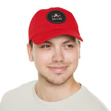 Hat with Leather Patch — "for the love of pets"