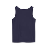 Purple Dog Graphic Tank Top — Cute Pup Illustration