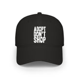 Adopt Pets Low Profile Baseball Cap — Rescue Animal Awareness Hat