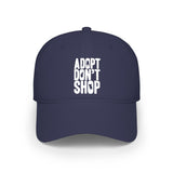 Adopt Pets Low Profile Baseball Cap — Rescue Animal Awareness Hat