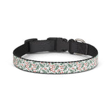 Christmas Floral Botanical Dog Collar