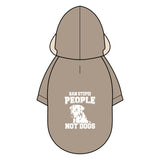 Pet Parka Jacket — 'Ban Stupid People Not Dogs' Dog Hoodie