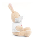 Plush Bear with Paw-Print Tee — Cute Gift for Kids & Pet Lovers