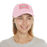 Mom Dog Lover Dad Hat with Leather Patch