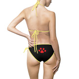 Pet Paw Print Bikini Swimsuit for Women