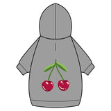 Cherry Pet Hoodie – Cute Navy Blue Dog & Cat Hoodie