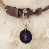 Purple Star Pet ID Tag — Personalized Dog & Cat Name Tag