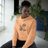 Dog on Skateboard Hoodie — Cute Skateboarding Puppy Pullover