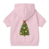 Pet Hoodie with Christmas Tree Design