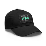 Mom Dog Lover Dad Hat with Leather Patch