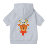 Festive Reindeer Pet Hoodie