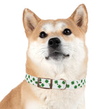 Lucky Clover Dog Collar — St. Patrick’s Day Green Shamrock Pet Collar