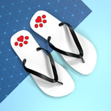 Paw Print Flip Flops