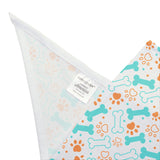Bone & Paw Print Pet Bandana — Cute Dog Bandana for Puppies & Small Dogs