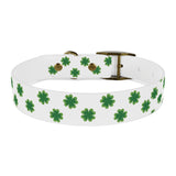 Lucky Clover Dog Collar — St. Patrick’s Day Green Shamrock Pet Collar