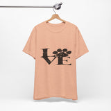 Love Paw T-Shirt — Distressed Paw Print Pet Lover Tee