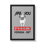 Pug Pet Framed Poster
