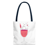 Cute Cat Cocktail Tote Bag – Perfect for Cat Lovers and Party Enthusiasts