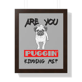 Pug Pet Framed Poster