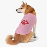 Red Pawprint Pet Tank Top