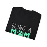 Mom Dog Lovers Tee — 'Mom' Dog Owner T-Shirt for Dog Moms