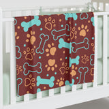 Pet Bone & Pawprint Blanket