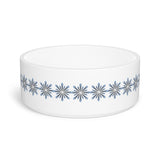 floral pet bowl