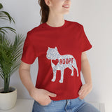 Unisex Jersey Short Sleeve Tee adopt a pet