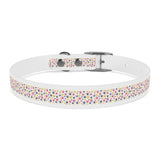 Pet Collar - Colorful Paw Prints Dog Collar