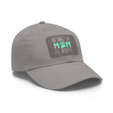 Mom Dog Lover Dad Hat with Leather Patch