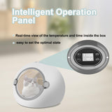 Ageanbri Pet Dryer Box for Cats and Small Dogs Within 7.5kg/16.53lbs, 5-90Minute Drying, 45dB Ultra Quiet Automatic Cat Dryer Box, 360° Full Body Drying with Light Safe Door Lock and Screen Display