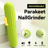 Bird Nail Grinder Upgraded Bird & Cat Nail Clipper rwith LED Lamp 2-Speed Electric Rechargeable Bird Beak Grinding Stone for Cats Dogs Bird Parrot Budgerigars Parakeets Myna Conure Parakeets Lovebirds