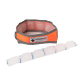 CoolerDog Hi-Vis Cooling Dog Collar for Medium Dogs – Reflective Re-Freezable Ice Collar for Hot Weather & Heat Relief (Orange, Medium)