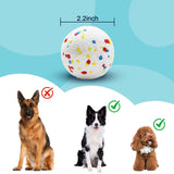 RERBIO 6 Pack Dog Toy Balls, 2.3 Inch ETPU Material, Replacement Balls for Automatic Ball Launcher Machine, Perfect for Small & Medium Dogs, Perfect for 2.3 Inch Automatic Launcher