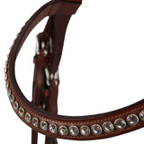 Acavallo Poesia Bridle Headstall Calfskin, Full Size, Cognac