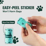 Dog Poop Bags Rolls with Handles, 18 Rolls 216 Counts, Extra Thick Leak Proof Pet Waste Bags, Refill Rolls for Small Medium Large Dogs and Cats（ Lavender Scented）