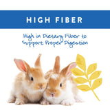 Small World Rabbit Food, Complete Feed, Pelleted Food for Rabbits, Fortified with Essential Vitamins & Minerals for Daily Health, High-Fiber Diet for Digestive Support, Resealable Bag, 10 lb